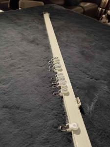China Aluminum Alloy Bay Window Curved L Shaped U Shaped Slide Rail Bendable Curtain Track Rod on sale
