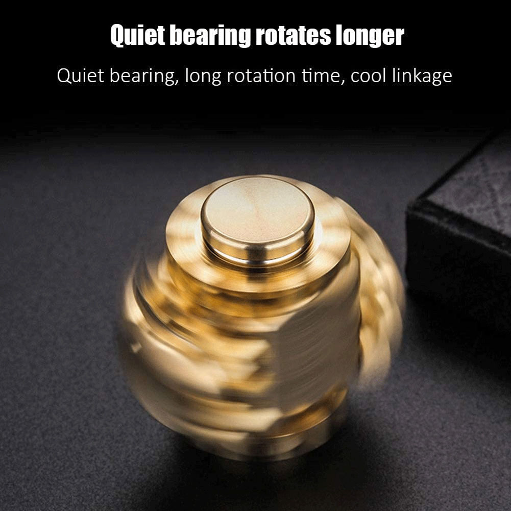 Gear Linkage Metal Hand Spinner for Adults Pressure Relief and Improved Concentration