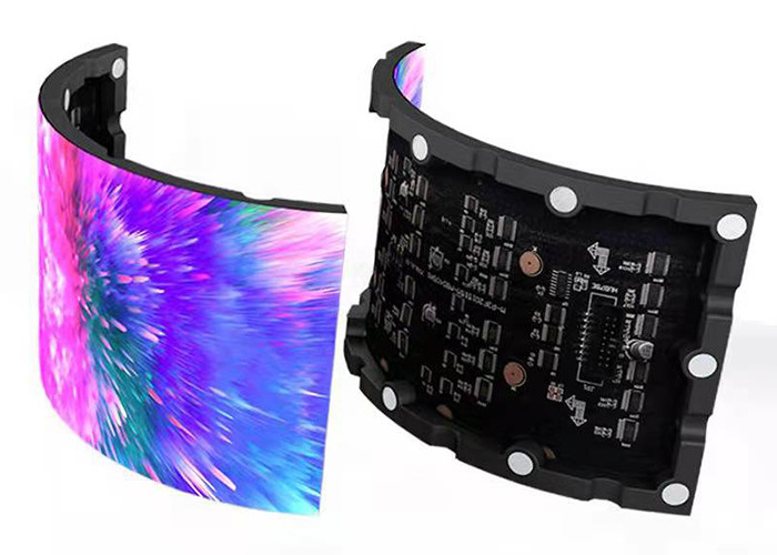 2.5mm HD Curved LED Displays Bendable Design For Promotion Meeting