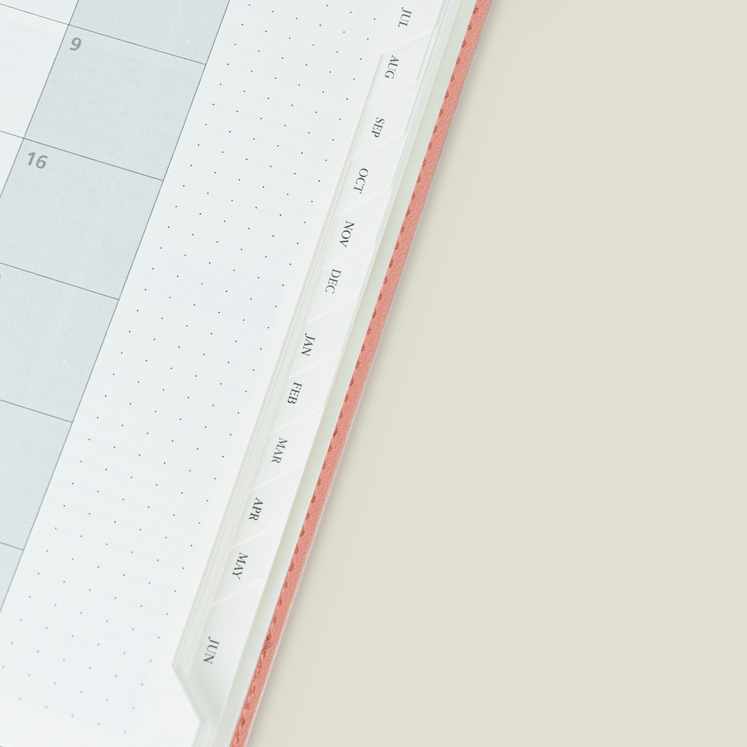 OEM ODM 2023 Weekly Planner Weekly Schedule Vertical Layout Monthly Tabs