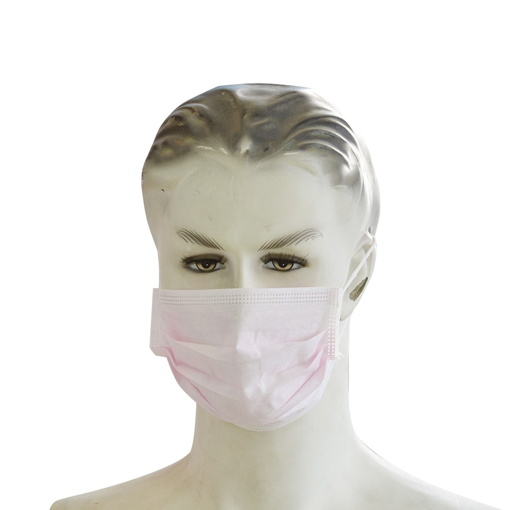 3-Ply Face Cover Face Masks Non-woven Adult Protective Mask in Blue for Breathability