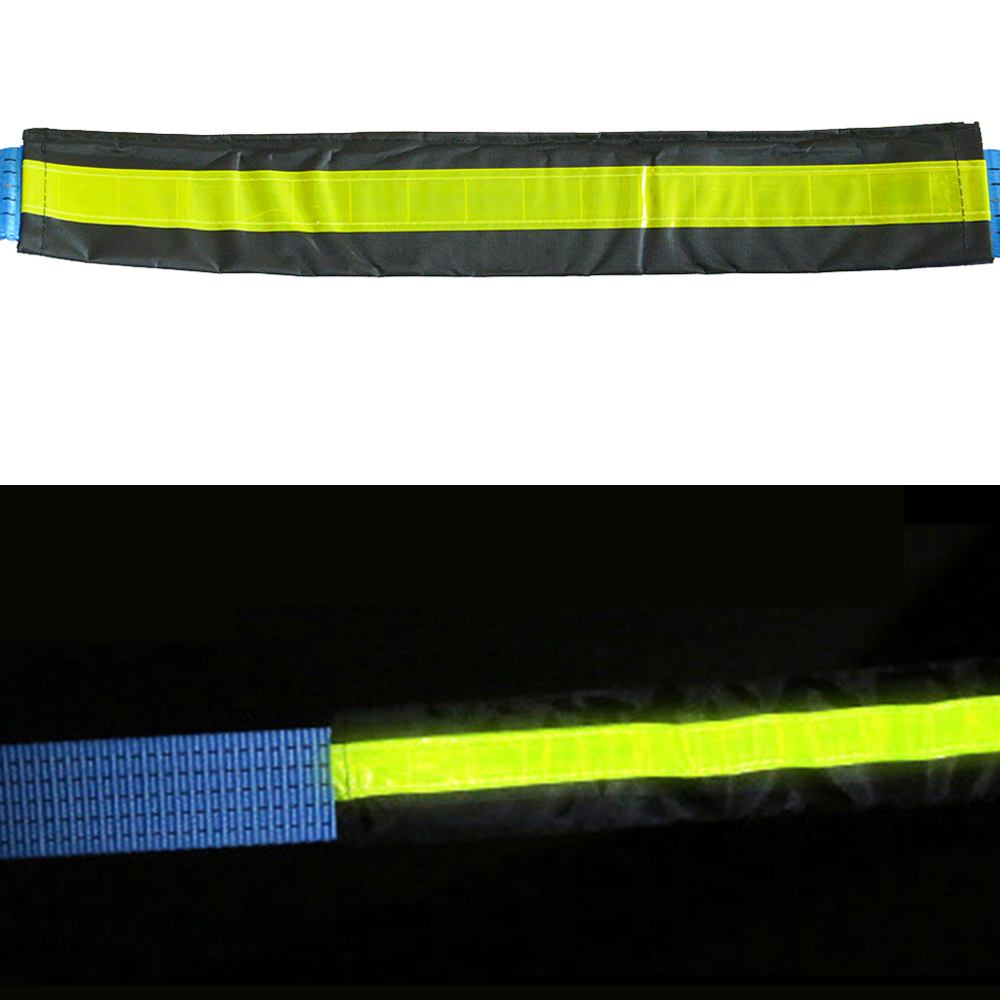 Heavy Equipment Recovery Towing Strap with Sturdy and Strong Hook Polyester A3 Steel