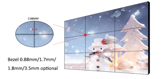 Full HD TFT Screen SCCP Housing LCD Video Wall
