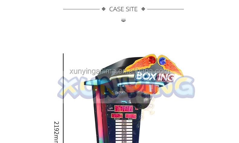 230KG Meter Boxing Punch Machine Arcade Electronic Tickets Redemption