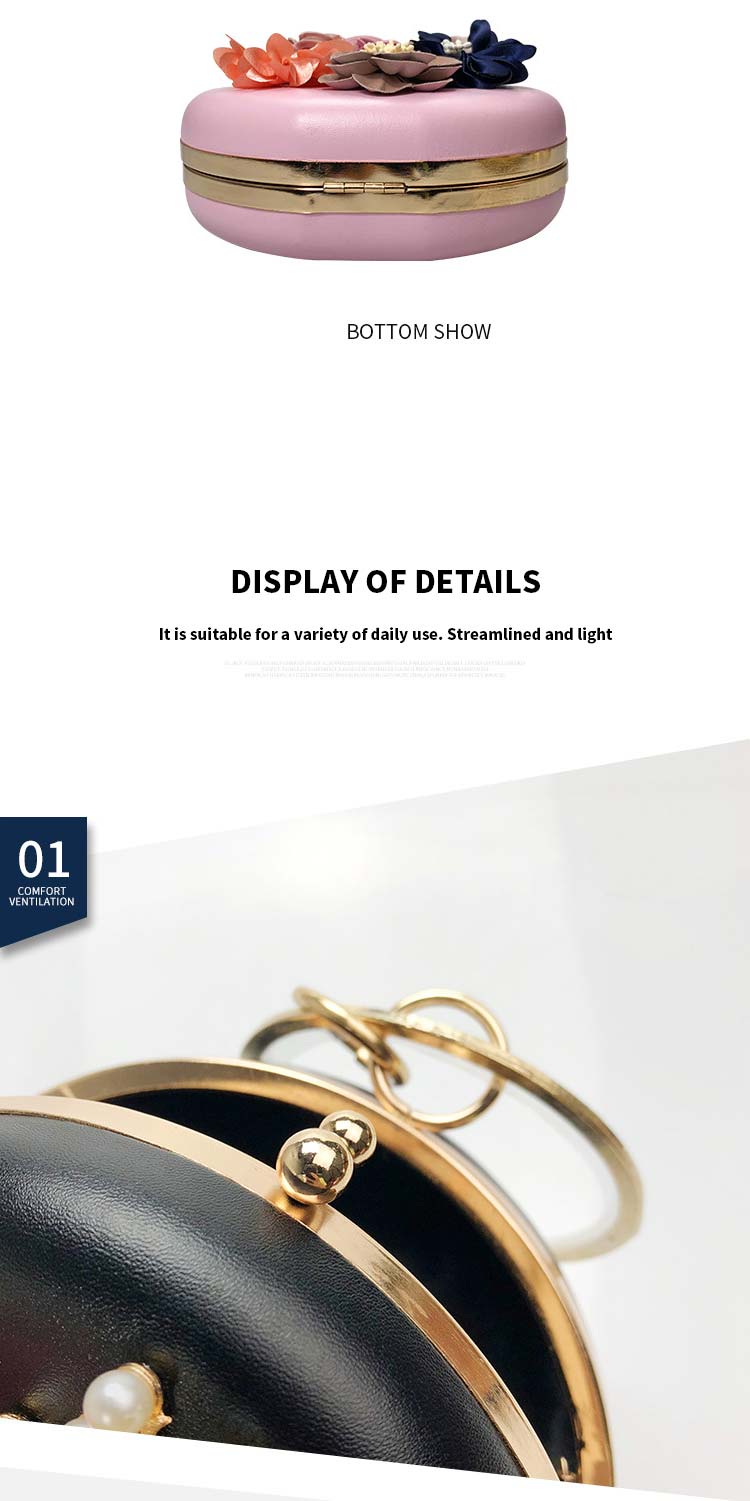 OEM/ODM LANDSCAPE Pattern Type Luxury Crossbody Chain Clutch Evening Bag For Women