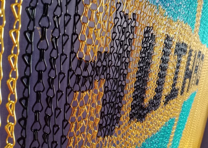 Architectural Aluminium Chain Curtain For Interior And Outdoor Design