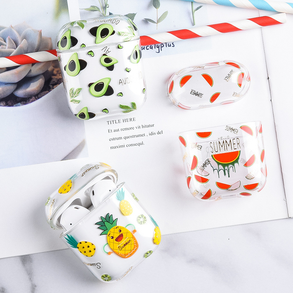 Fashion Hard PC Protective Airpods Case Cover Anti Drop Durable