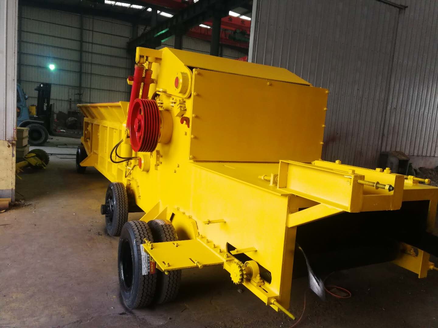 Wood Logs Chips making machine, Disc Chipper production line for paper making