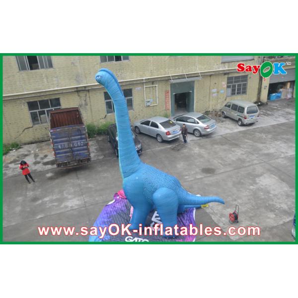 Dinasour Inflatable Cartoon Characters Oxford Cloth For Advertising