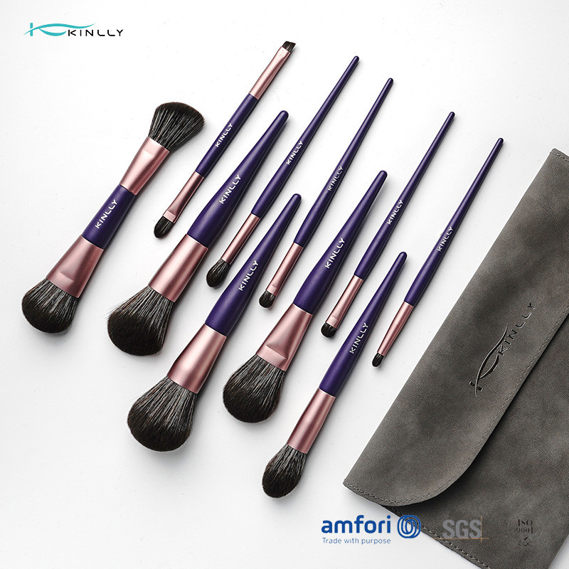 100% Vegan Travel Makeup Brush Set