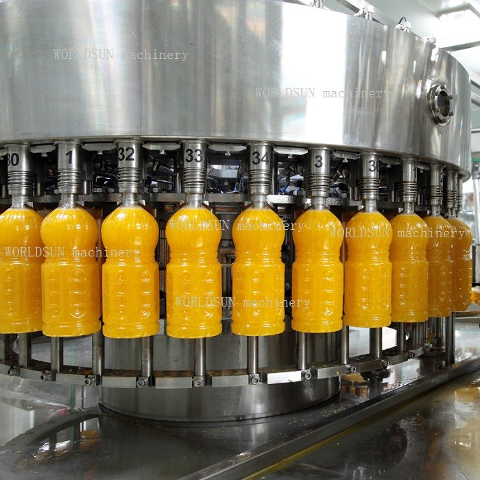 Full Automatic Fruit Juice Filling Machine 2000BPH Capacity fruit juice bottling machine