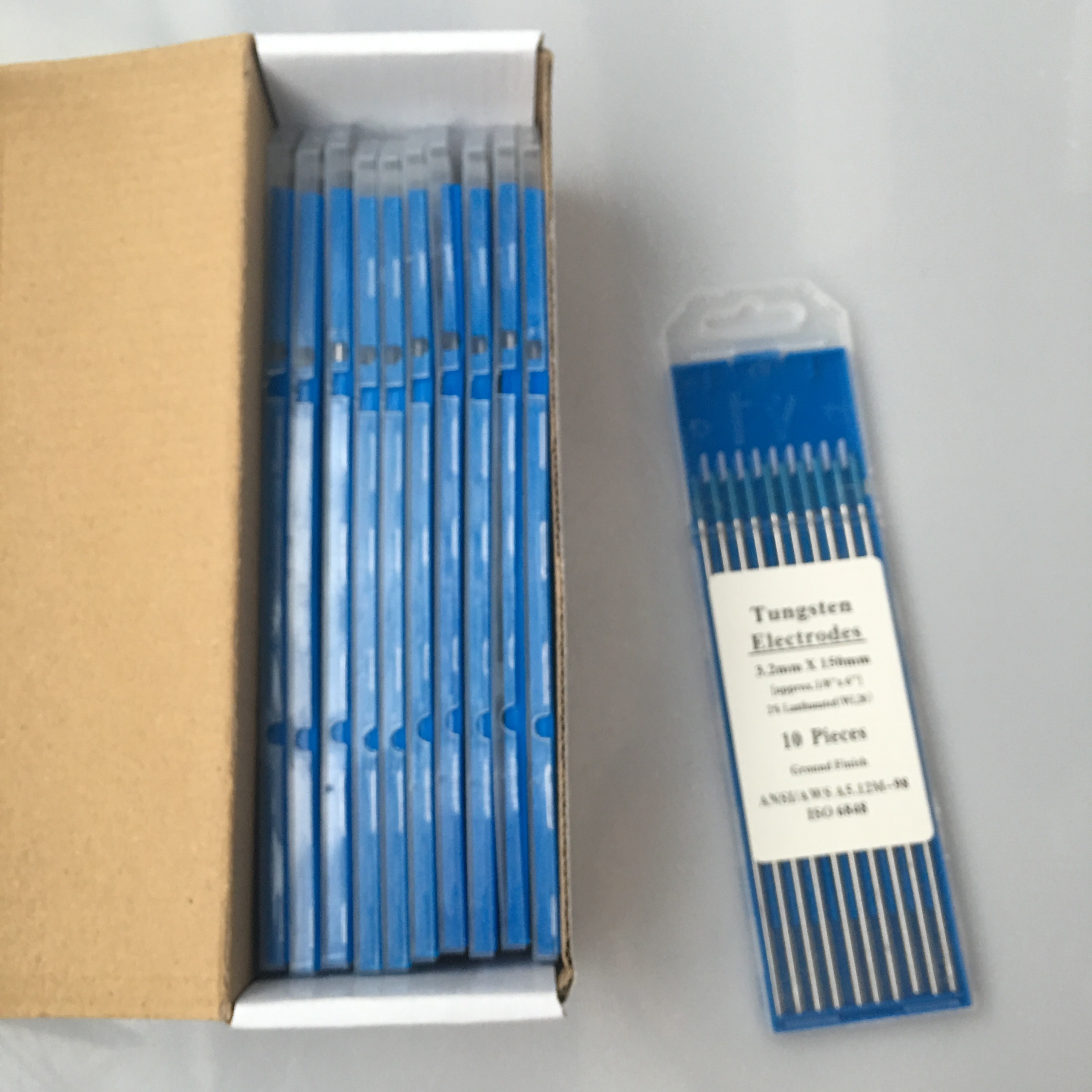 Strong Current Carrying Tungsten Welding Electrodes Long Using Life With Non Pollution