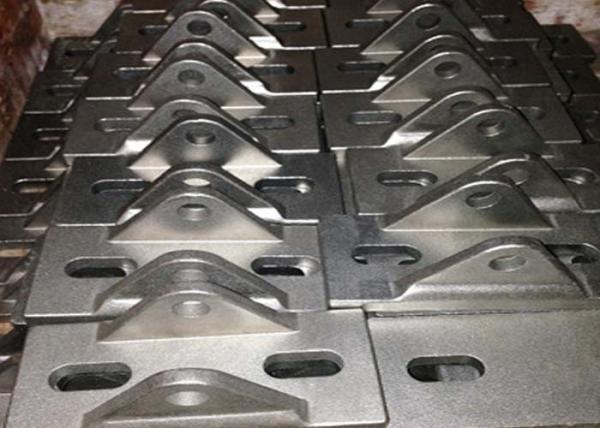 Silver Stainless Steel Construction Products , Stainless Steel Mounting Brackets