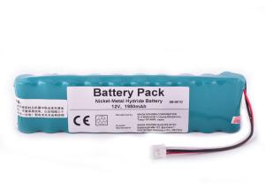 China Green ECG Battery 12V 1950mAh NI-MH Battery For Nihon Kohden ECG-1950 ECG-1150 ECG-1250 wholesale