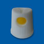Yellow Insert Tinplate Aerosol Spray Paint Actuator 0.46mm Orifice
