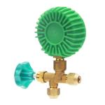 Three Way Brass Single Manifold Pressure Gauge Non Toxic Of Refrigeration Parts