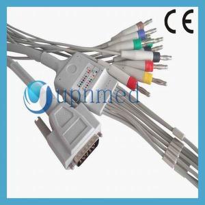 China Nihon Kohden 10 lead EKG cable,Banana 4.0mm wholesale