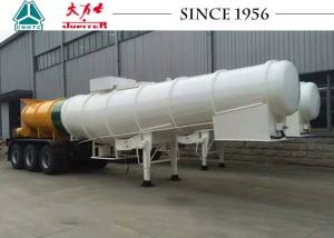 China 35 Tons Chemical Tank Trailer , Long Distance Acid Tanker Trailer With 3 Axles wholesale