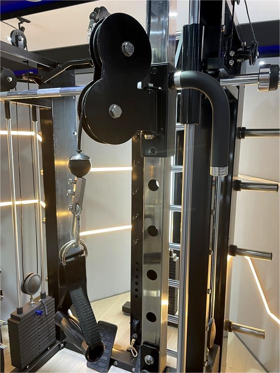 Commercial Indoor All in One Fitness Equipment Power Rack Smith Machine Multi Functional