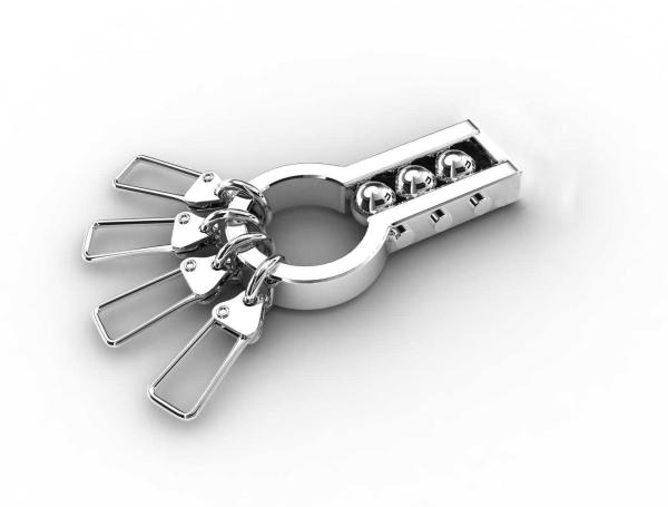 Tagor Jewelry Top Quality Trendy Classic Men's Gift 316L Stainless Steel Key
