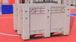 1200*1000*760mm heavy duty storage plastic pallet box for sale