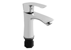 China Drip Free Single Sink Faucets Hot / Cold Water Saving For Home wholesale