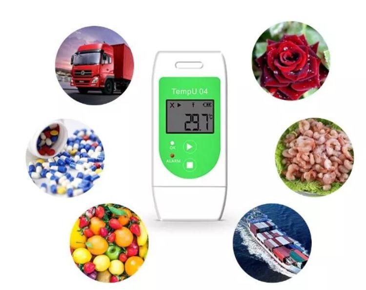 PDF USB Digital Food Thermometer Temperature Humidity Data Logger For Cold Chain Transport