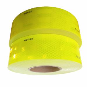 China Safety Car Truck Bicycle Road Prismatic Rolls DOT C2 Reflective Tape Self - Adhesive wholesale