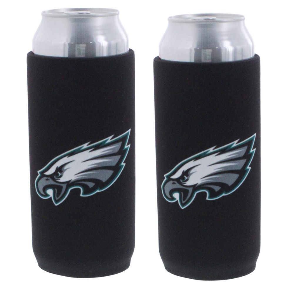 24 Oz Insulated Beer Can Sleeve With Football Team Logo