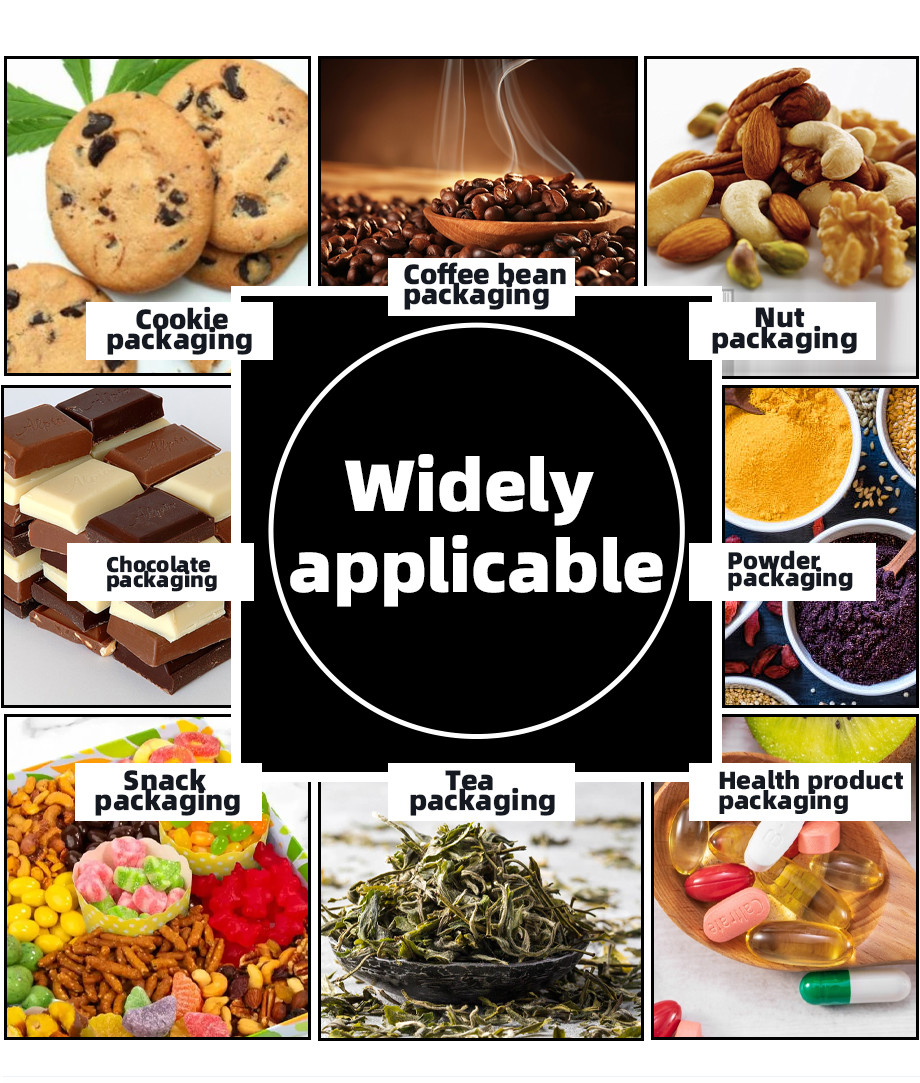 Eco-Friendly Vacuum Sealed Food Bags - Durable Mylar Packaging for Coffee & Snacks Manufacturer Direct