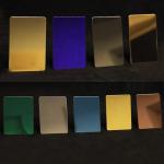 Pale Gold Mirror Stainless Steel Sheet Decorative Stainless Steel Plate 0.3mm