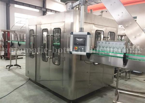 Automatic 500ml Glass Bottle Filling Machine , Carbonated Energy Drink Filling