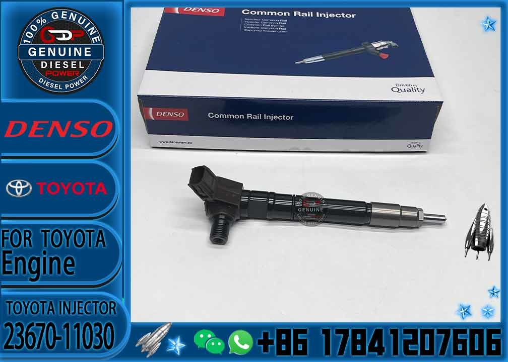 Diesel Common Rail Injector 23670-11030 For Toyota Hilux