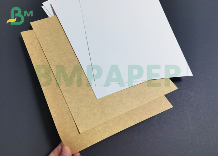 Virgin Pulp 300g 325g C1S Coated Kraft Back Paperboard For food packaging box