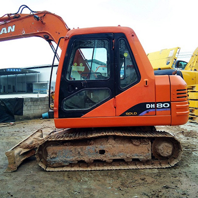 Second hand 8 ton doosan DX80 excavator Used 80 model mini project duty DX80 for sale