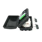 1*8 PLC Splitter Waterproof IP65 Fiber Optic Splice Closure