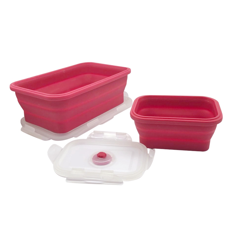 Offers Online American Black Silicone Lunch Box Storage boxes organizer