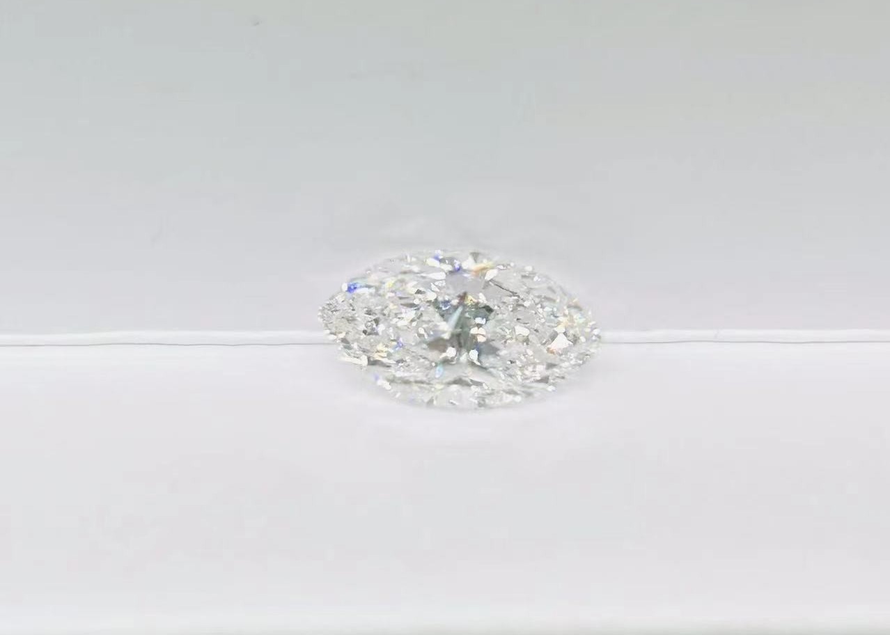 0.84 Carat Lab Grown Fancy Diamonds Customizable Marquise White