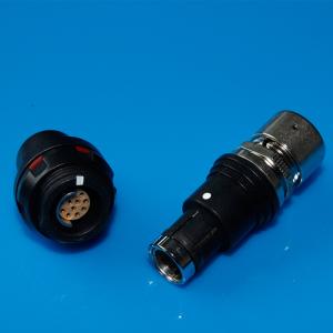 China Vacuum Sealed Receptacle Fischer Compatible 2 - 14 Pin Multipole Circular Connectors wholesale