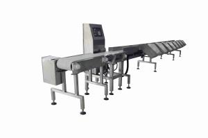China 17 Inch Touch Screen Garlic Grading Machine 120 Pcs/Min Fish Grader wholesale