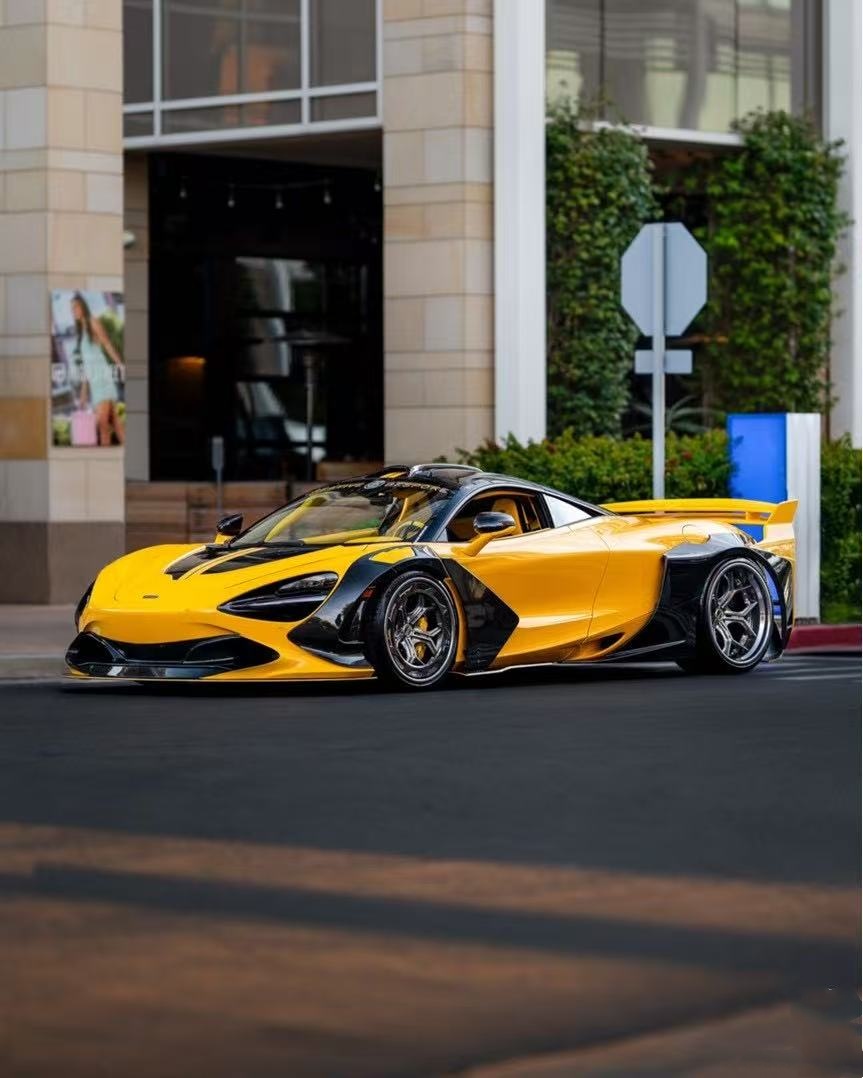 720s Mclaren Body Kit Carbon Fiber Widebody ZE Style Front And Rear Bumper