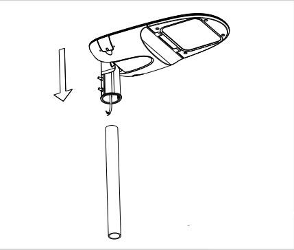 Silver Housing Led Roadway Lighting , 140lm / W Outdoor Led Yard Lights