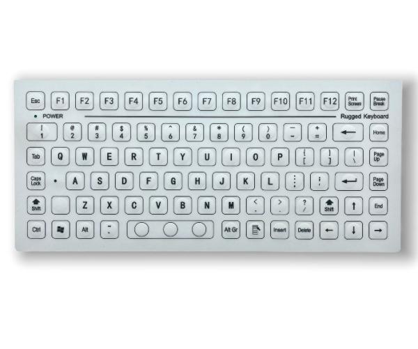 85 Keys Industrial PC Keyboard Lightweight One Piece Matte Membrane On Top