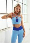 Oem Factory Manufacturer Custom Logo Women's Sexy Yoga Tops Double Shoulder