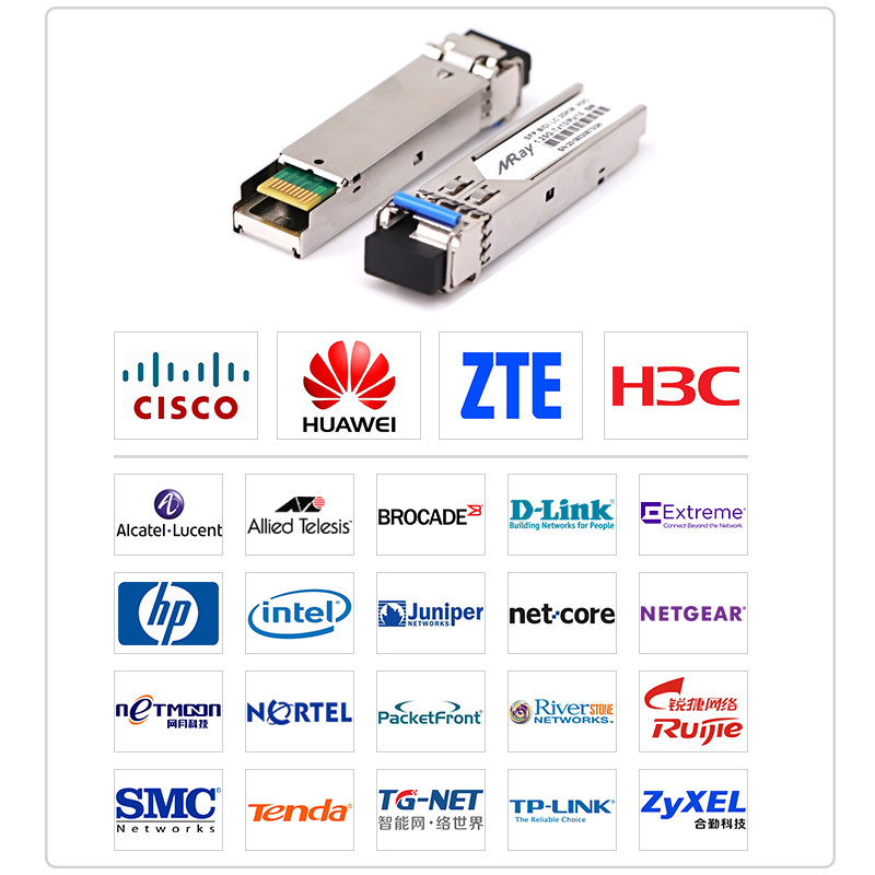 20km SFP+ Transceiver Module Single Mode 10g For FTTH FTTB FTTO Network