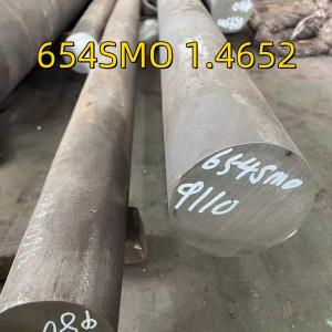 China 1.4652 Stainless Steel Round Bar 100mm 654SMO Black Bright Surface wholesale