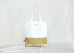 Polyester Canvas Tote Bags Full Colors Logo Design Artistic English Letter One