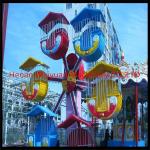 10 cabins kids mini amusement rides ferris wheel