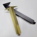 Metal Furniture Legs Minimalist Design Iron Golden Furniture Table Base Feet For