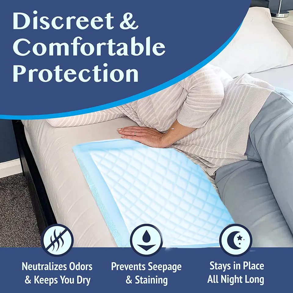 Disposable Under Pad for Incontinence Free Sample Customized Toilet Tissue Urine Mats